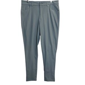 VRST Mens 36 X 32 (Tag 36 X 34) Limitless Slim Fit 5 Pocket Gray Golf Pants